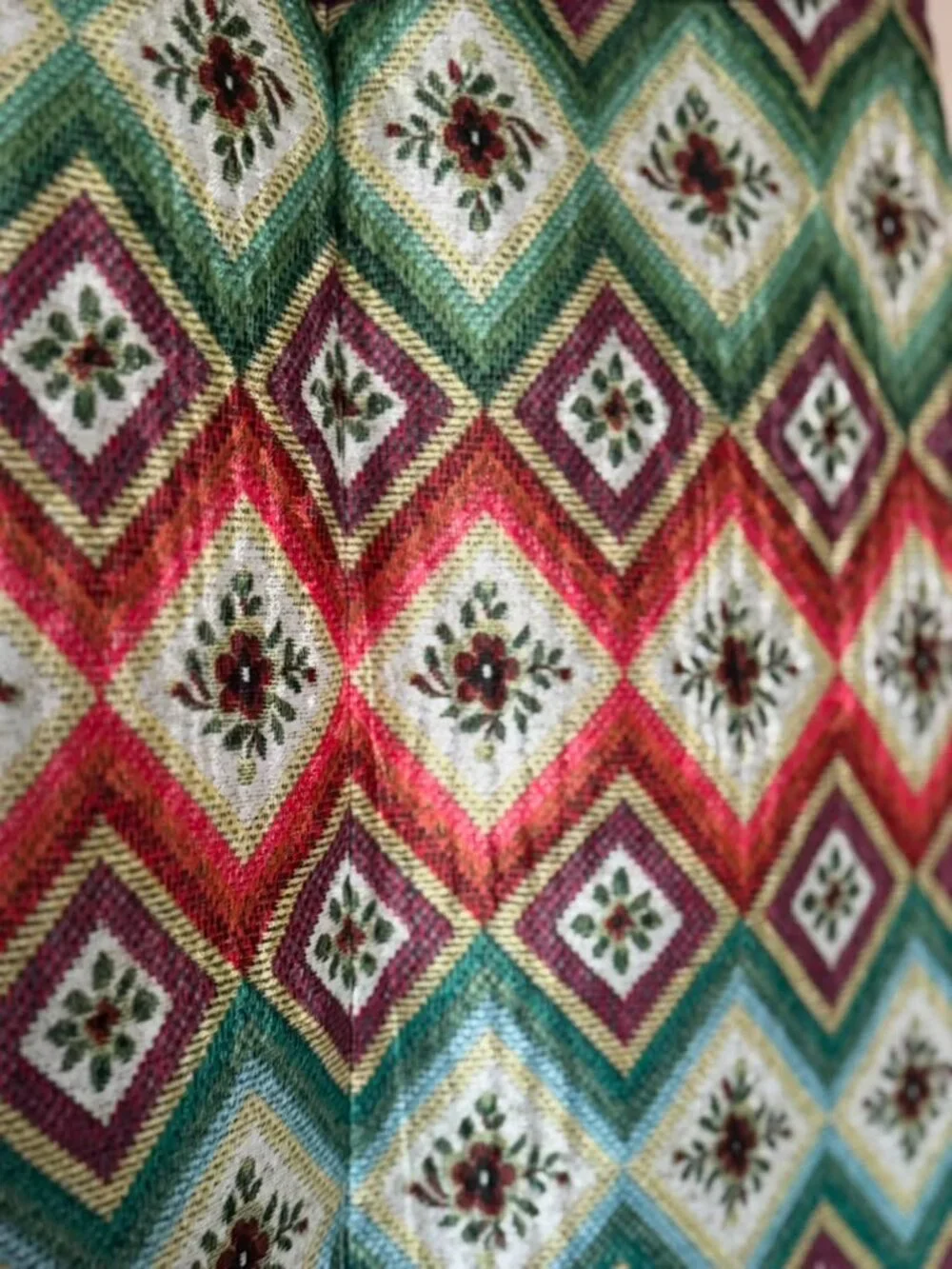 Autumn Adeigbo Soraya Woven Diamond Designer Skirt Size 0